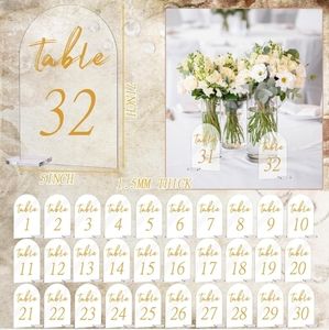 Table Number Signs